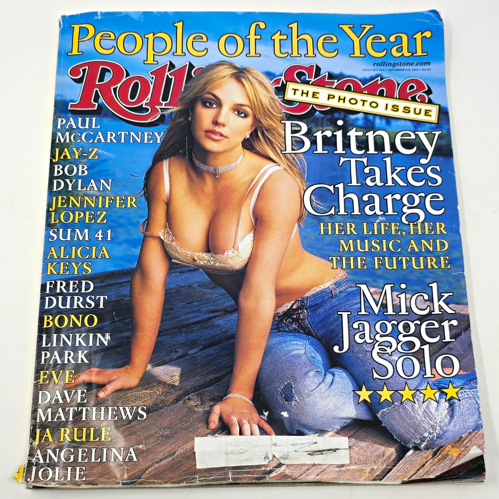 Rolling Stone Dec 2001 People of the Year Photo Issue Britney Spears
